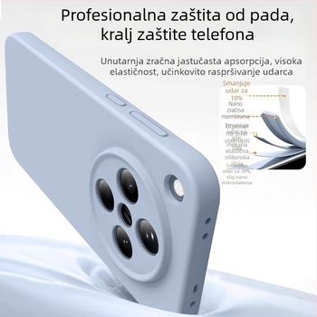 OPPO Find X8 Ultra kućište od tekućeg silikona, potpuno pokrivanje, zaštita od pada, otpornost na habanje i otiske prstiju