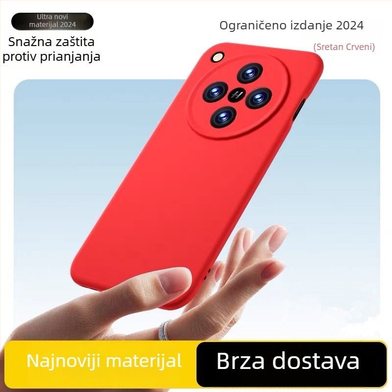 OPPO Find X8 Ultra kućište od tekućeg silikona, potpuno pokrivanje, zaštita od pada, otpornost na habanje i otiske prstiju