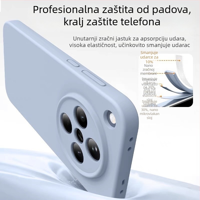 OPPO Find X8 Ultra kućište za kameru – tekući silikon, potpuno pokriće objektiva, otpornost na padove, otisci prstiju otporni