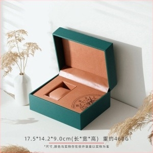 Kutija za prikaz sati Laengdas, na skladištu, visoko gustoće vlaknasta ploča, prilagođena izrada, završna ambalaža