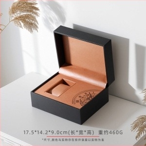 Kutija za prikaz sati Laengdas, na skladištu, visoko gustoće vlaknasta ploča, prilagođena izrada, završna ambalaža