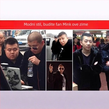 Puhasto lažni mink kaput s kapuljom, duge rukave, Mink Velvet tkanina, poliester baza, japansko-korejski ležerni stil