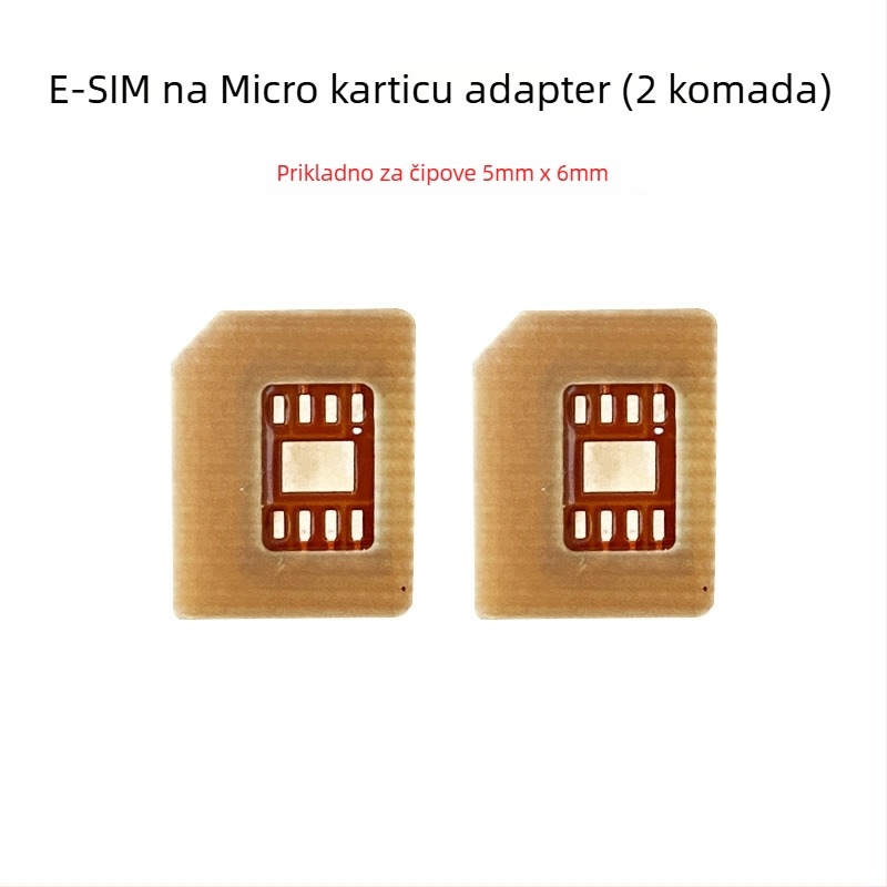 Pametni sat adapter ploča: eSIM na Nano-SIM, otpornost na visoke temperature, DIY paket, USB 1.1 sučelje