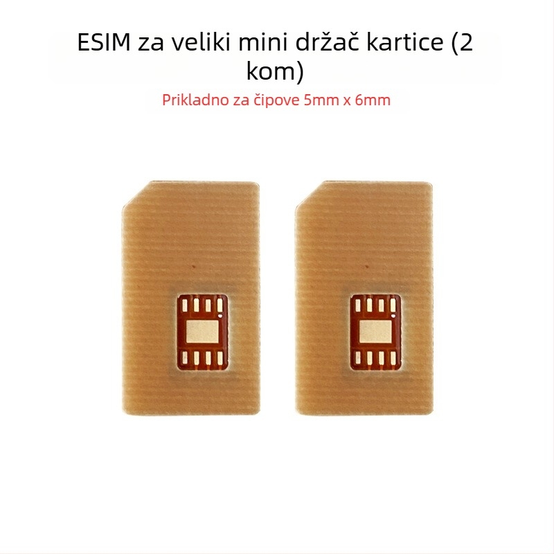 Pametni sat adapter ploča: eSIM na Nano-SIM, otpornost na visoke temperature, DIY paket, USB 1.1 sučelje