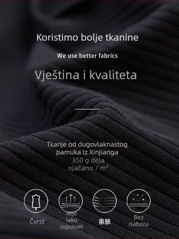 Uska pletena haljina s dugim rukavima, visoki struk, poluturtleneck ovratnik, zatvarač, pamuk-elastan mješavina