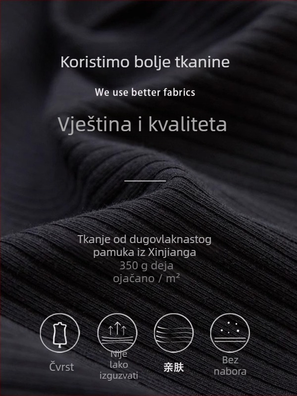 Uska pletena haljina s dugim rukavima, visoki struk, poluturtleneck ovratnik, zatvarač, pamuk-elastan mješavina