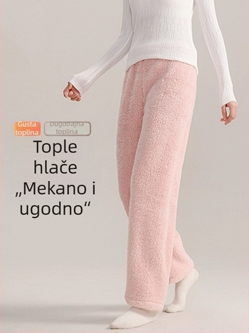 Trudničke hlače s flecom za toplu proljetno-jesensku sezonu, široki kroj, visok struk, ne stišu trbuh, pogodne i za manje i za plus veličine