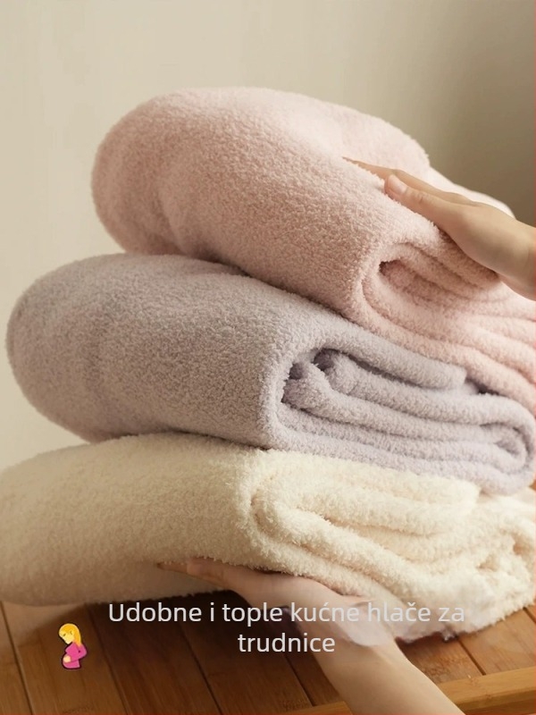 Trudničke hlače s flecom za toplu proljetno-jesensku sezonu, široki kroj, visok struk, ne stišu trbuh, pogodne i za manje i za plus veličine