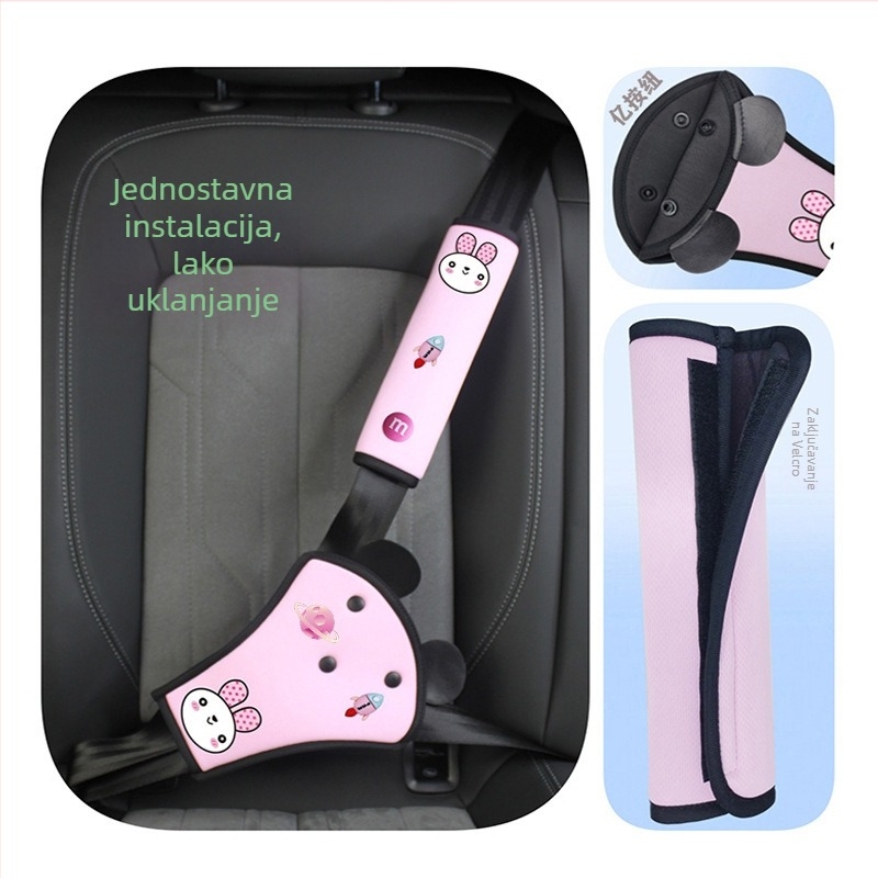 Podloška za rameni pojas automobila za djecu – poliester, Guangzhou podrijetlo, težina 0.1 kg