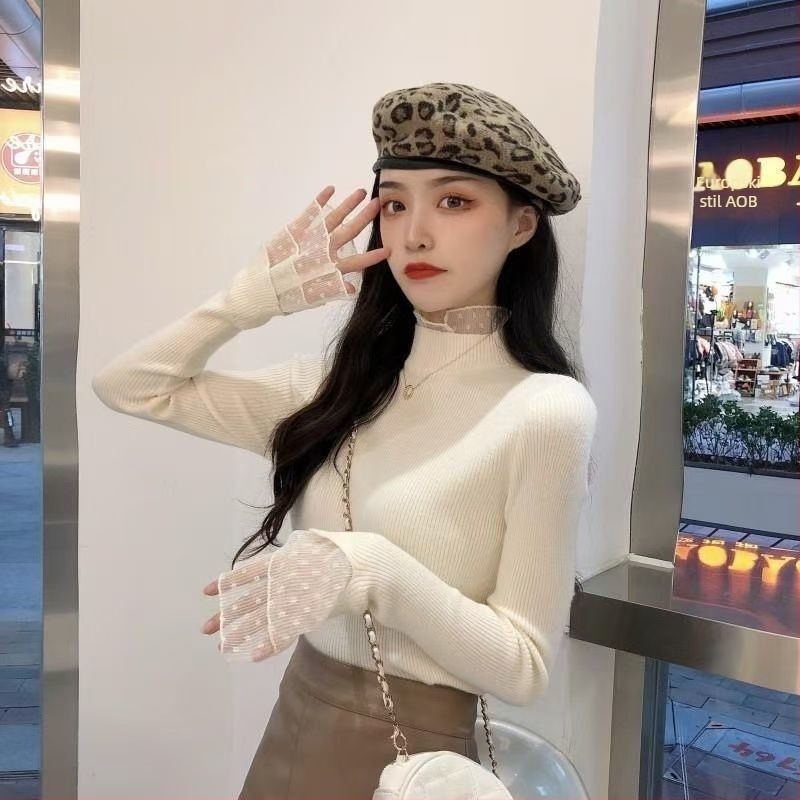 Majica s polu-rolnim ovratnikom, A-linijski kroj, Mulberry svila, Mercerizirani završetak, Proljeće 2025