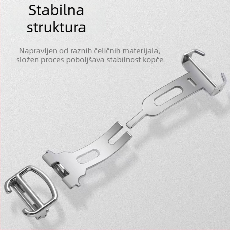 Zamjenska kopča za sat, sklopiva, nehrđajući čelik, ZJBLCM, svestran stil, zimsko izdanje 2023