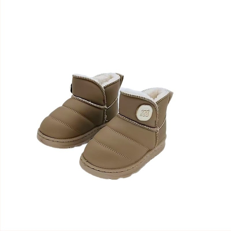 Dječje čizme za snijeg – unisex, s fleec podstavom, gornji dio od umjetne kože, PU đon, debela konstrukcija