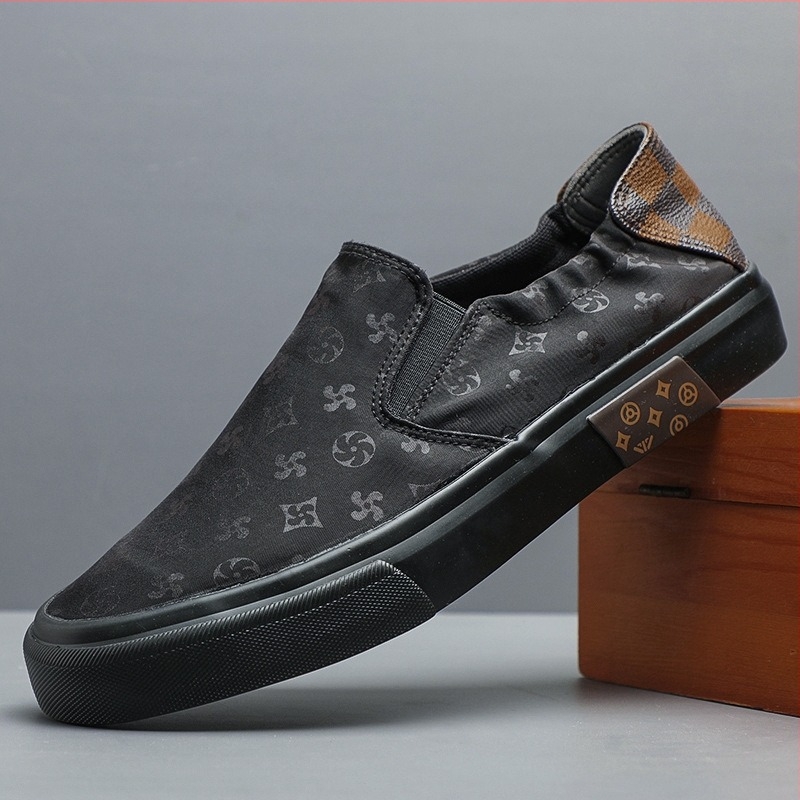 Muške platnene tenisice s vulkaniziranom gumom, niski gornji dio, okrugla špička