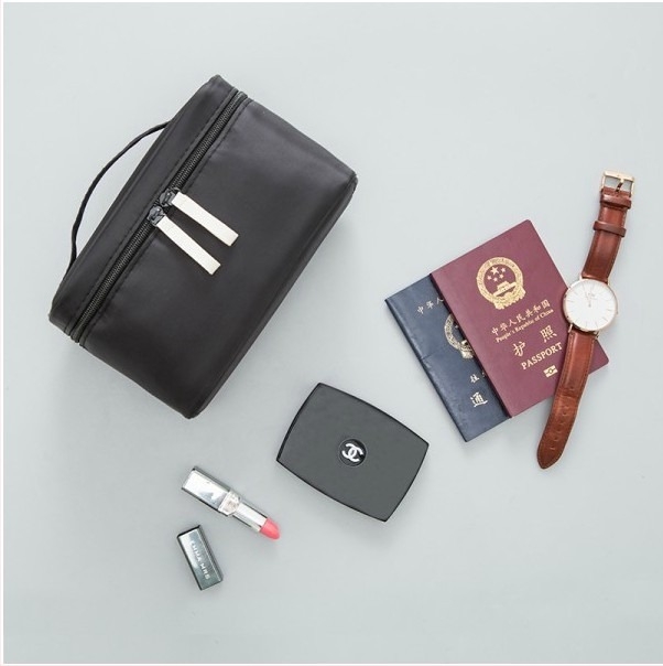 Najlon kozmetička torbica za pohranu četkica za šminku – vodootporna, velik kapacitet, unisex dizajn