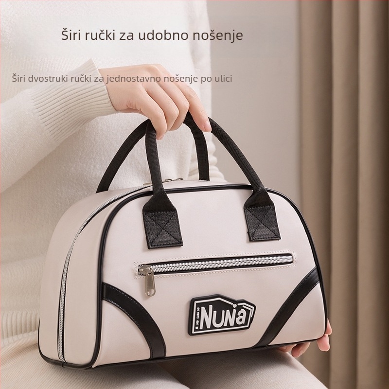 Yingxin PU kozmetička torbica, kockastog oblika – višenamjenski putni organizator za šminku