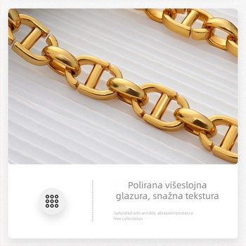 YC055 torba s lančanim remenom od legure, licencirana privatna oznaka, ljeto 2022
