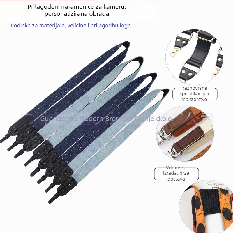 Kamera naramenica, denim, model 39, smanjuje opterećenje, Zima 2025