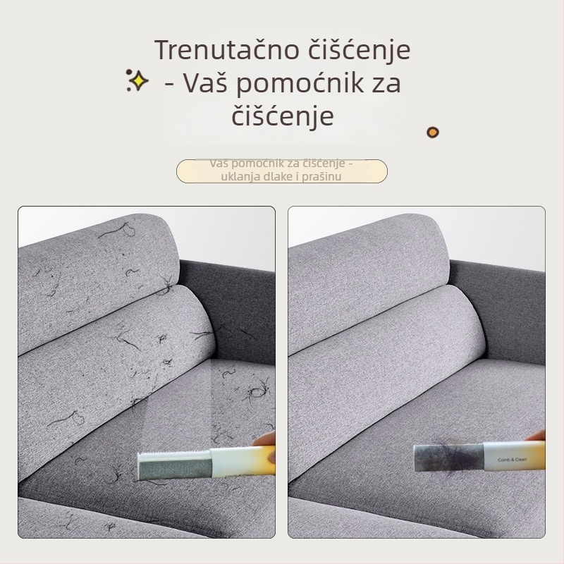 Češalj za uklanjanje dlaka mačaka i psa — plastični