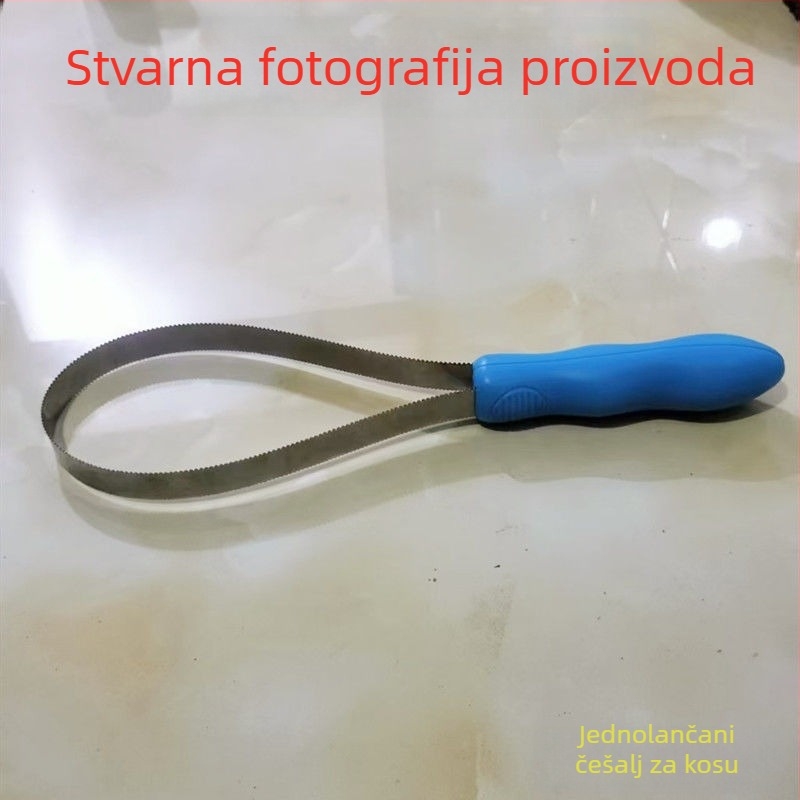 Nehrđajući čelik – alat za uklanjanje dlaka psa, za dugokose pse, uklanjanje dlaka i prorjeđivanje dlake, licencirani brand Yiming jingren