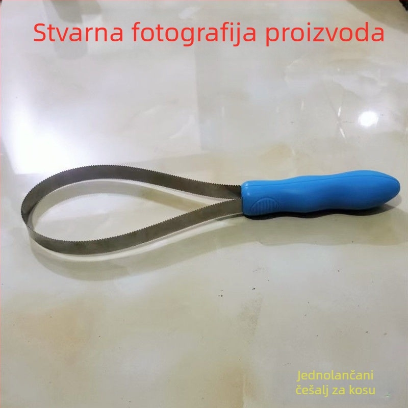 Nehrđajući čelik – alat za uklanjanje dlaka psa, za dugokose pse, uklanjanje dlaka i prorjeđivanje dlake, licencirani brand Yiming jingren