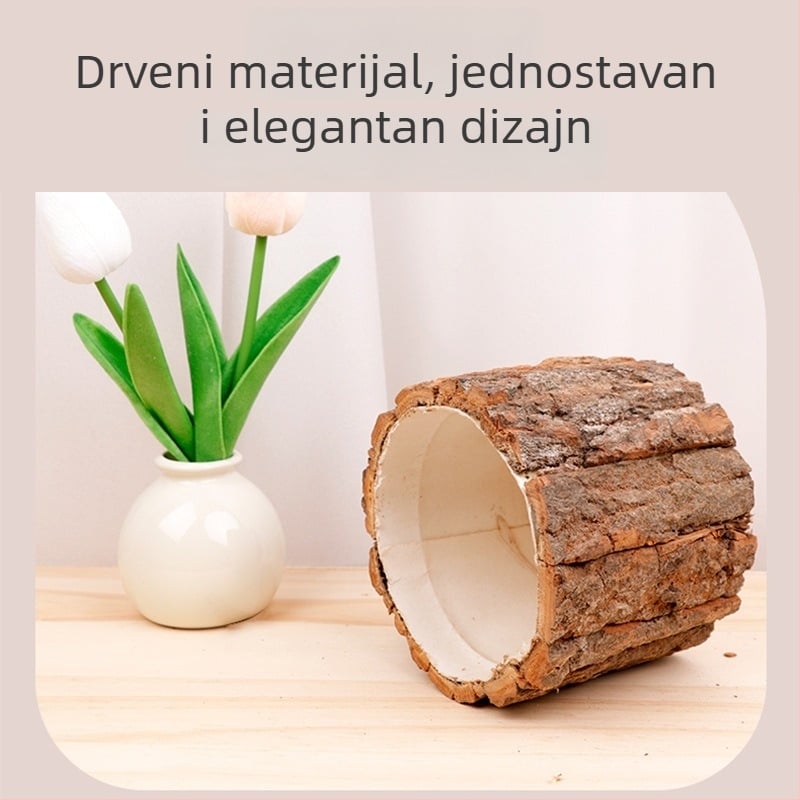 Dekorativna vaza od željeza, na stol, jednostavan stil, pogodna za ured i kućnu dekoraciju.