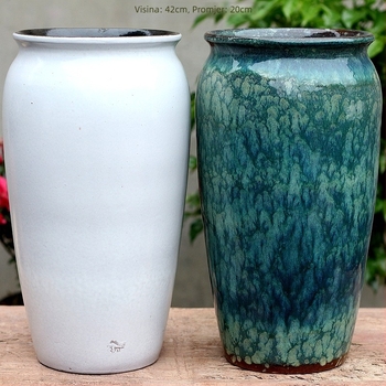 Keramički lonac za cvijeće s prozračnim dizajnom; otporan na koroziju i izdržljiv; pogodan za stol ili pod