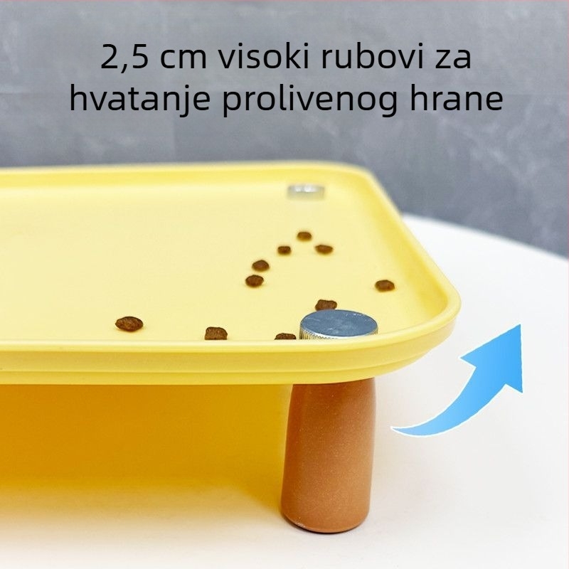 Posuda za hranjenje mačaka s podignutom stalkom – Materijal: ABS; Brend Buckwheat; Za mačke; Oprema za hranjenje kućnih ljubimaca (Materijal: ABS; Brend: Buckwheat; Za: mačke; Kategorija: oprema za hranjenje kućnih ljubimaca)