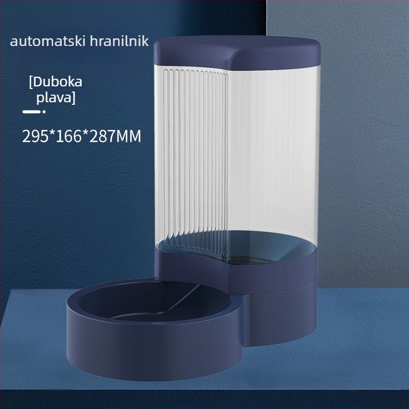 Dispenzer vode i hranilica za mačke, nehrđajući čelik, bez automatiziranog hranjenja, pribor za mačke