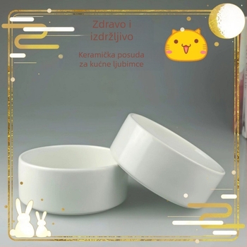 Miska za mačke od nehrđajućeg čelika, ručno hranjenje, posuda za kućne ljubimce