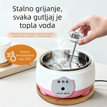 Dispenzer za vodu za mačke s konstantnom temperaturom, automatsko djelovanje, 304 nehrđajući čelik, Ma LaXi branda