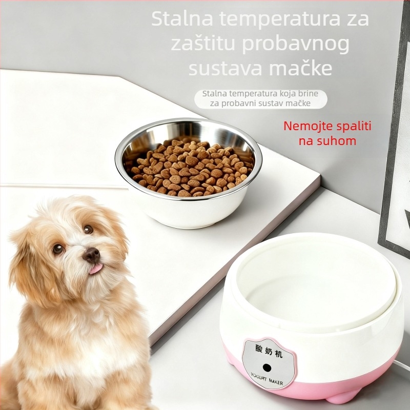 Dispenzer za vodu za mačke s konstantnom temperaturom, automatsko djelovanje, 304 nehrđajući čelik, Ma LaXi branda