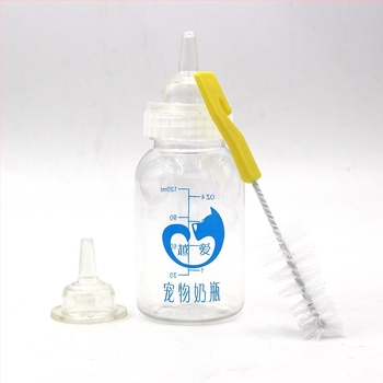 Boca za hranjenje kućnih ljubimaca za pse i mačke s mekanom bradavicom, PP materijal, ručno hranjenje, pakiranje 100 kom., brenda The More Love