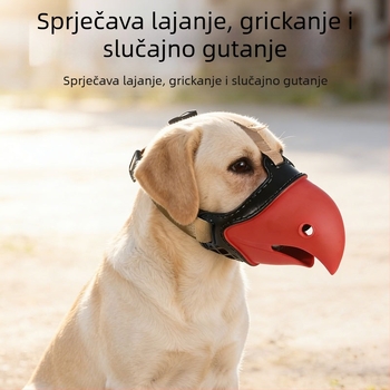 Psi muzzla s TPR i webbing trakom, zaštita od ugriza, uređaj protiv lajanja, vodootporna maska za usta
