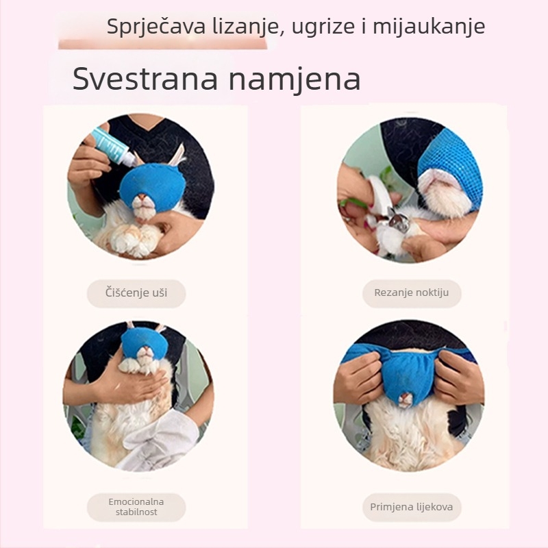 Mačja maska za lice od prozračnog materijala, tanak, za njegu i čišćenje