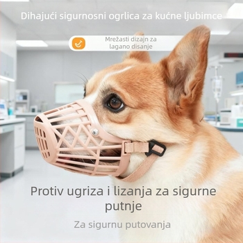 Botnička za pse, plastični materijal, anti-ukrštavanje i anti-lajanje, sprječava lizanje i griženje, brend Friendly