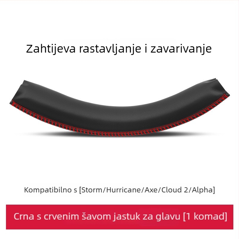 Kožna futrola za Kingston Cloud2 slušalice – Jiayi, umjetna koža, prilagođene uzorci