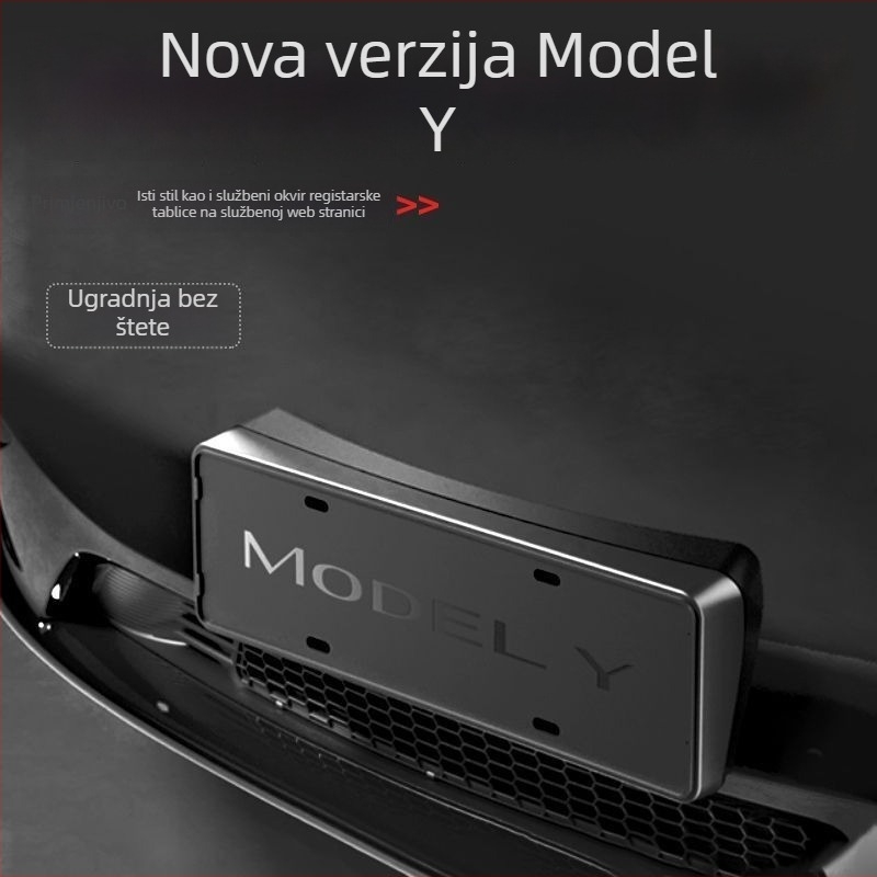 Zaštitni okvir za registracijsku pločicu – rubna zaštita, Plastični; Broj artikla 01; Model: Drugo; Kompatibilno: Drugo
