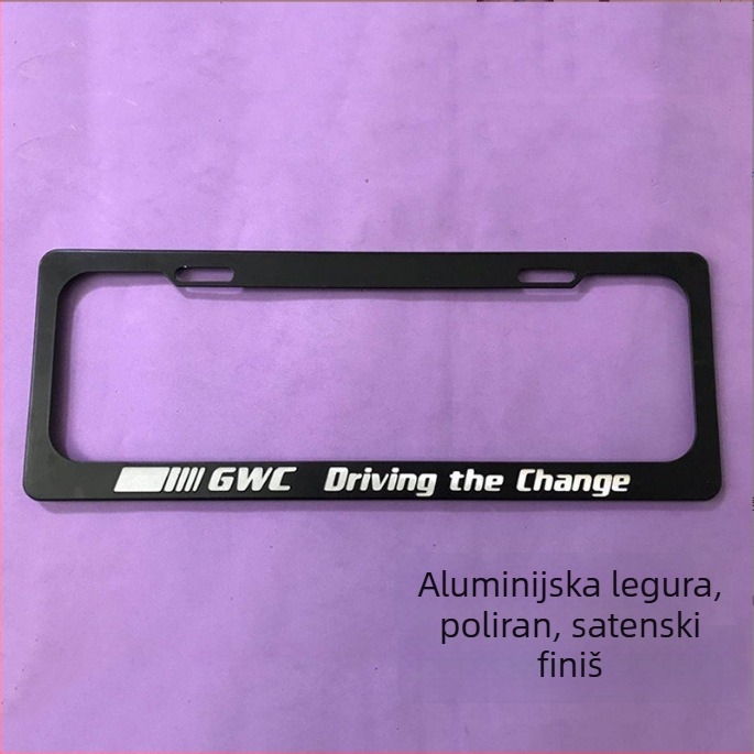 Australski okvir za registarsku pločicu, aluminijska legura, Model 3210, Broj dijela 331264