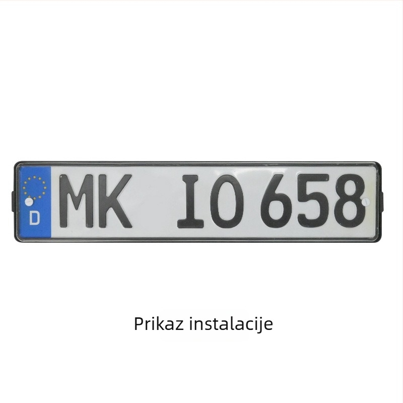 XC-LPF europski okvir za registarsku pločicu, ABS plast, magnetsko pričvršćivanje, model XC-W197-plastic-Magnetic