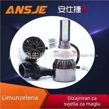 H11 LED svjetla za maglu za auto, 12V, 38W, 3000 lm, IP68