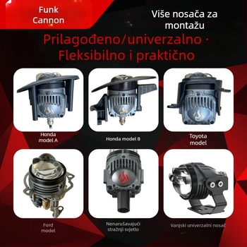 LED maglenka H11, 12V, 70W, LED izvor, dvostruka zraka s dvostrukom lećom, vijek trajanja 50 000 h