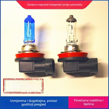 Automobilska prednja svjetla 9005 - halogenska, 12V, 55/70/100W, dugi vijek vlakna