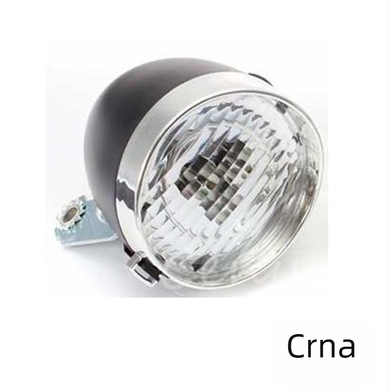 Prednje svjetlo za bicikl s 3 LED, napajano baterijom, retro dizajn za noćnu vožnju