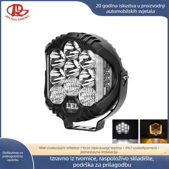LED radna svjetiljka s tri strane 90W za terenska vozila IP67 8000LM 9-36V
