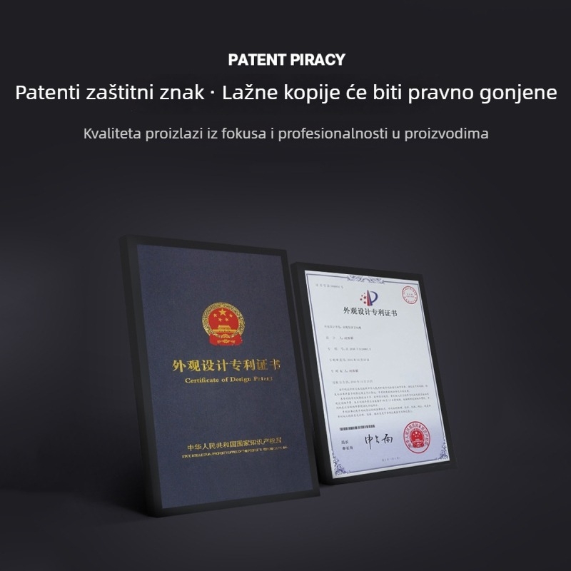 Zadnja kamera za retrovizor u obliku žraloćeg peraja, bežična, instalacija bez alata, vodootporna, 1024x768 rezolucija