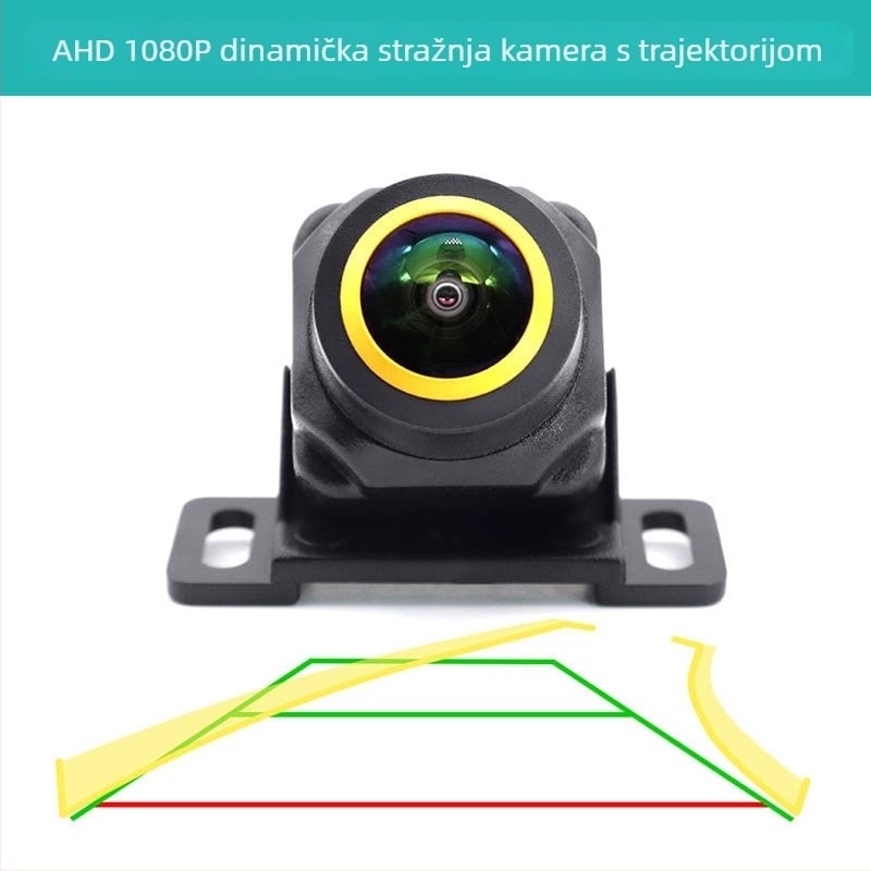 Kamera za vožnju unazad s AHD 720P/1080P dinamičkom trajektorijom, fisheye, kut gledanja 170°, IP68