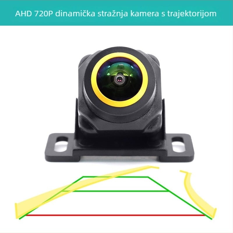 Kamera za vožnju unazad s AHD 720P/1080P dinamičkom trajektorijom, fisheye, kut gledanja 170°, IP68