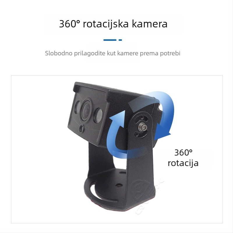 Potpuno metalna DMS kamera za kamion, nadzor umora, 1080p AHD, infracrveno noćno vidno, kut gledanja 120°, napajanje 12V, model QW-DM02