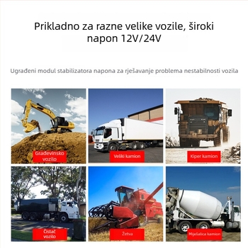 IP kamera za vozila, 1080P, vodootporna, 2.8 mm objektiv, IR domet 30 m, napajanje 12V