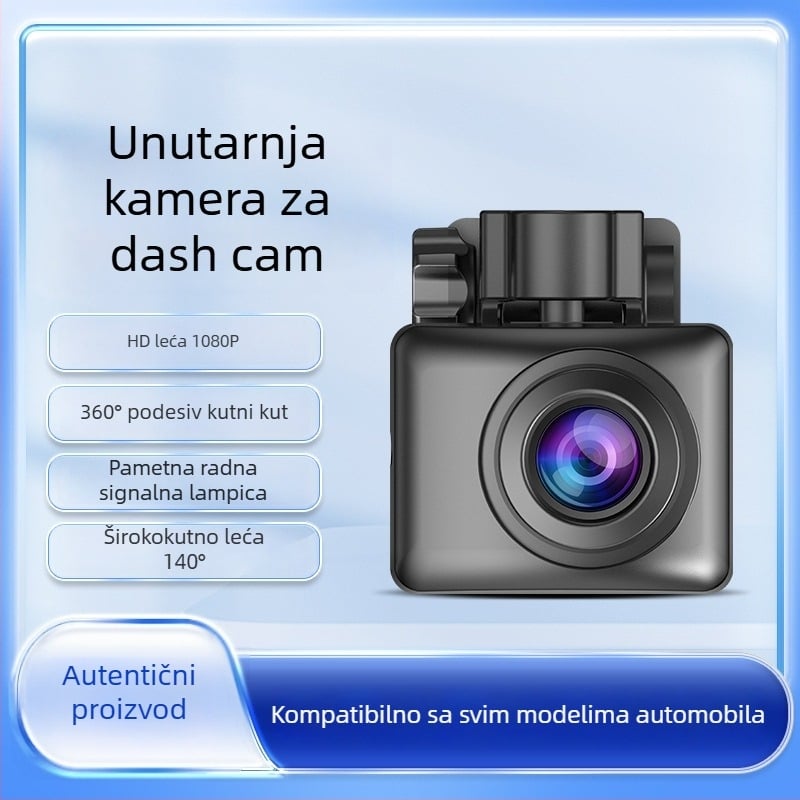 Automobilska kamera s prednjom i stražnjom kamerom — 1080P, noćni vid, 60fps, AHD video, kut gledanja 120°